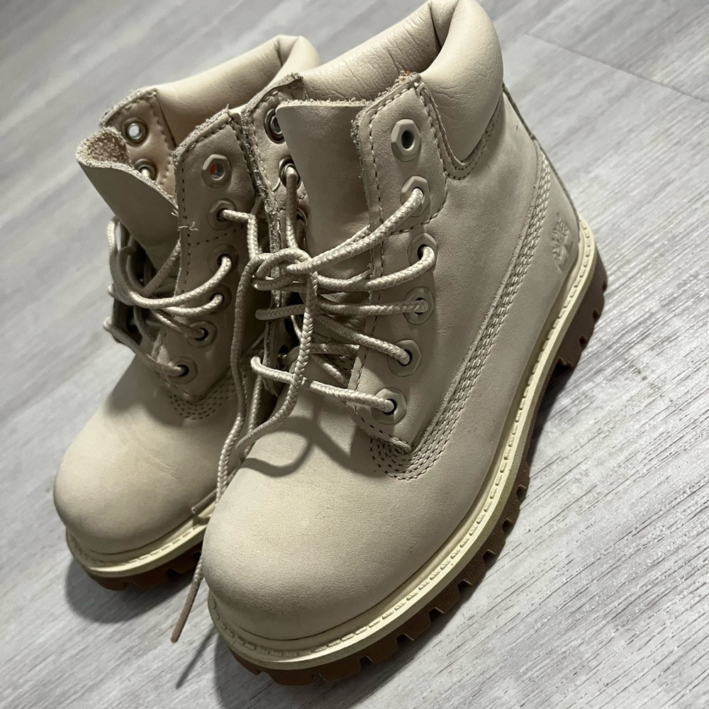 Timberland Kids Cream Boots